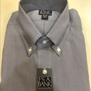 Jos.a.bank gray travelers collection button up
